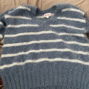 blue & white sweater from tj maxx, size medium